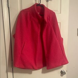 Elegant Red Women's Cape